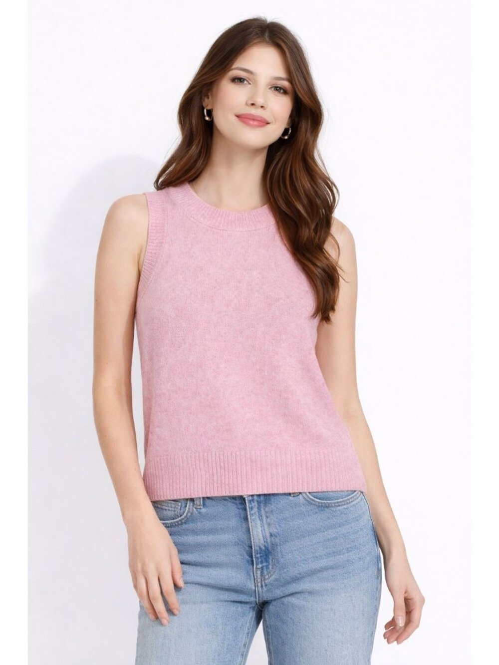 Universal‎ Thread size XS Women's Pink Sweater Vest super soft! NEW